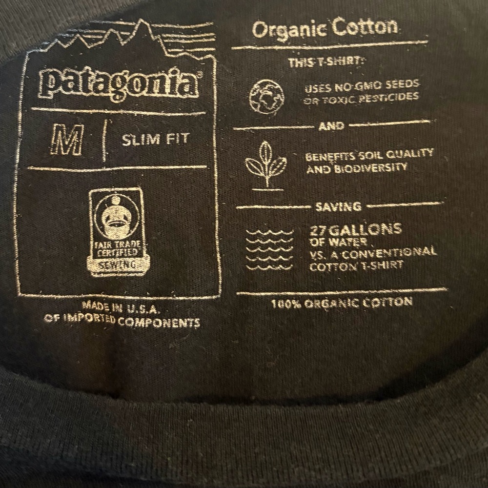 Patagonia Fish Graphic Tee Mens Medium - Picture 3 of 4